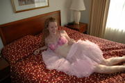 topless girl in petticoats